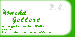 monika gellert business card